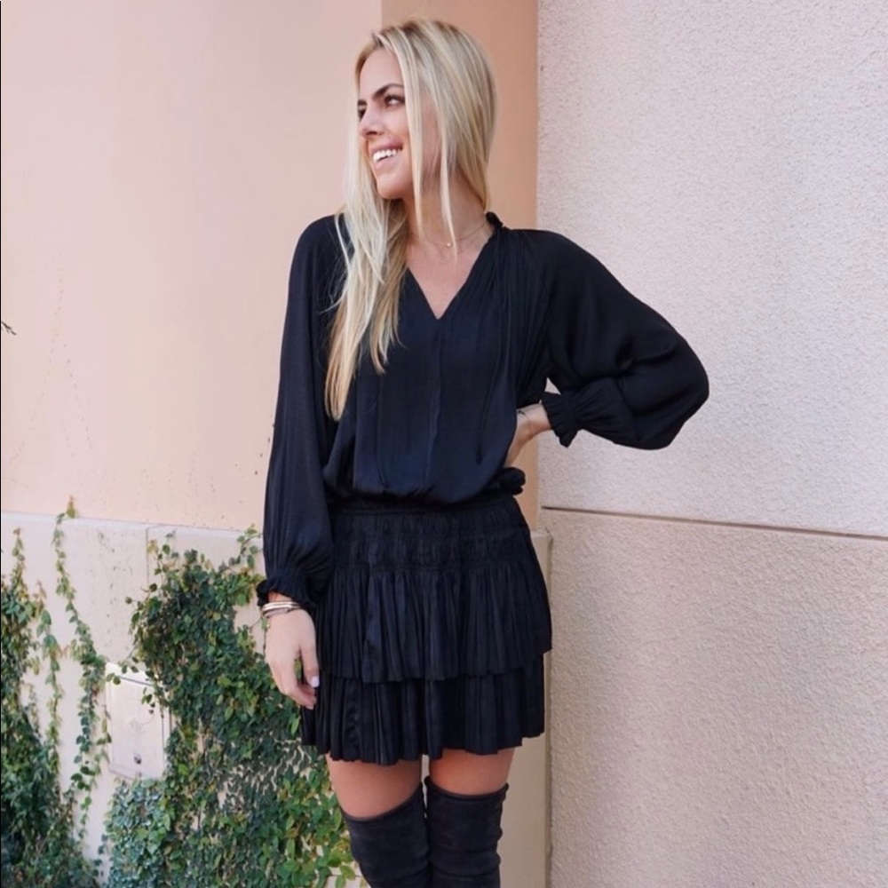 NWT Current Air Black pleated dress. Never worn excellent new condition